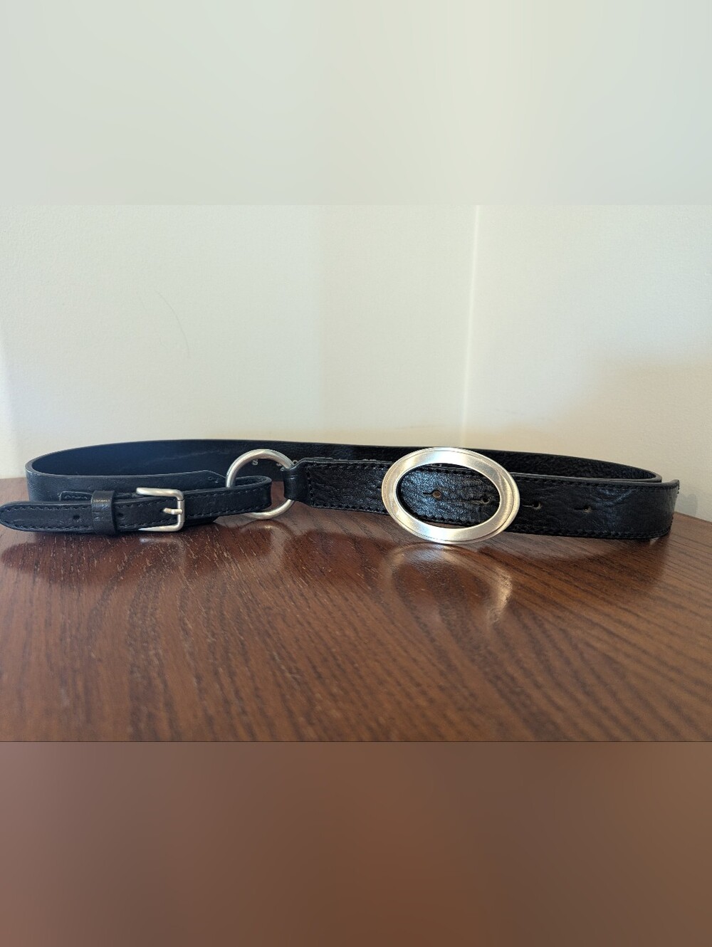 Y2K Vintage Jacob Leather Hip Belt Convertible Waist Belt, Made In Canada Size S - Picture 8 of 14